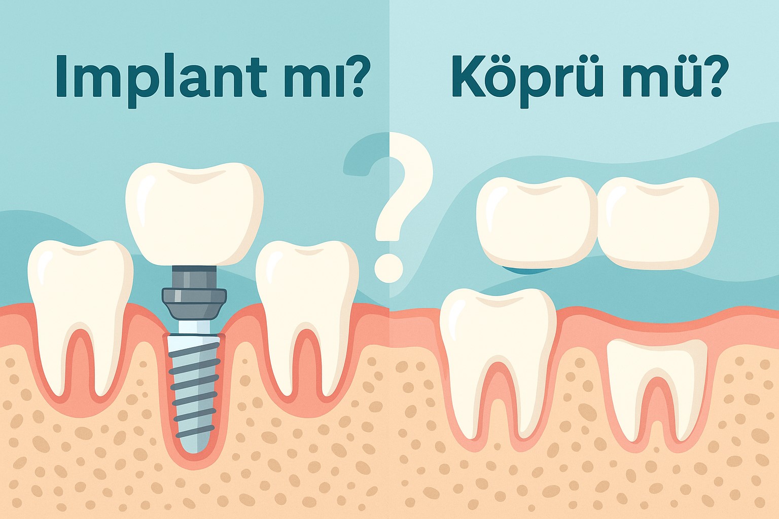 İmplant mı? Köprü mü? Eksik Dişler İçin En Uygun Çözüm
